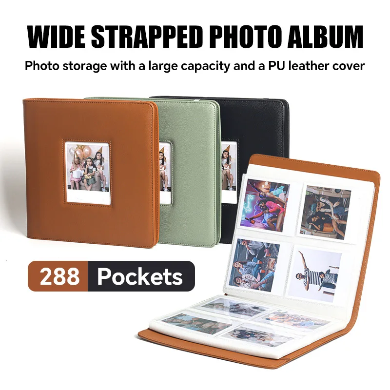 Polaroid Photo Album - 288 Pockets Large Instant Photo Album