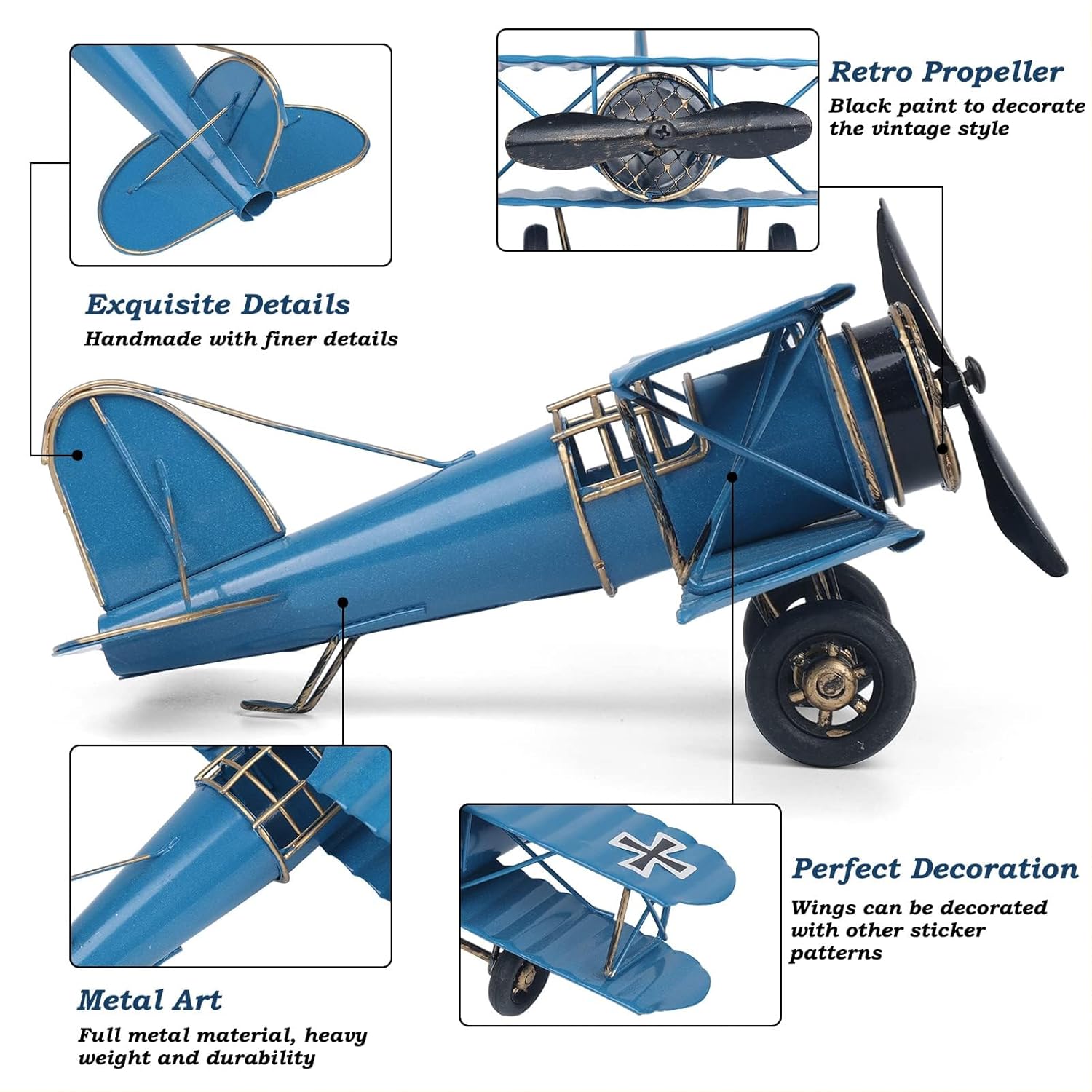 Vintage Metal Airplane Model R - Vintage Collectible Furniture review and price