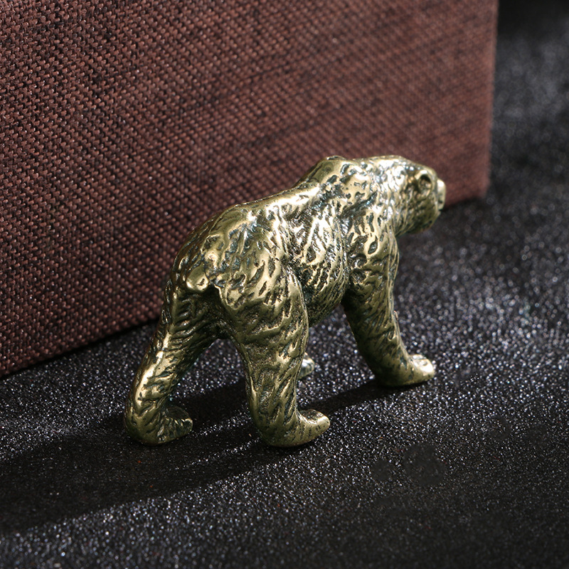 1PC Vintage Solid Brass Bear S - Vintage Collectible Bears review and price