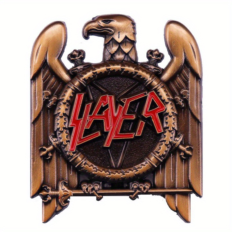1pc Retro Heavy Metal Band Pop - Collectible Vintage Brooches review and price