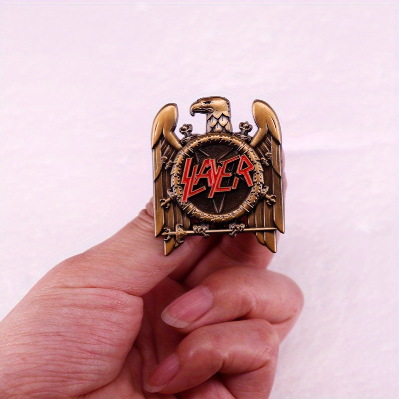1pc Retro Heavy Metal Band Pop - Collectible Vintage Brooches review and price