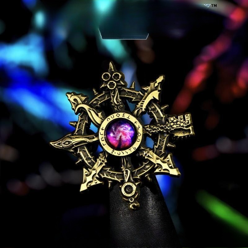 Vintage Gothic Pentagram Inlai - Collectible Vintage Brooches review and price