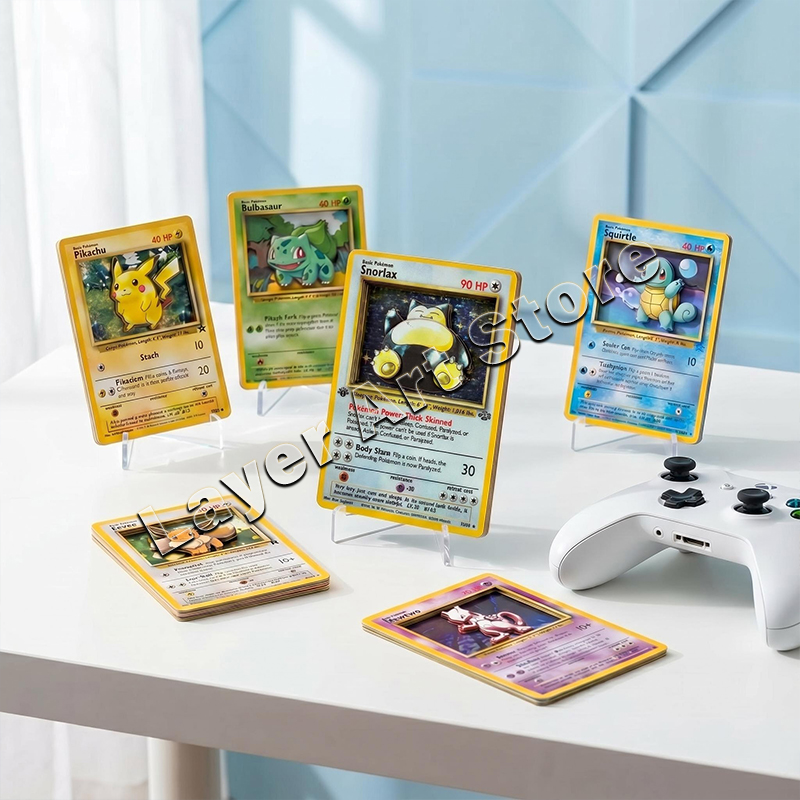 3D Pokemon Layered Card Vintag - Vintage Pokemon Collectible review and price
