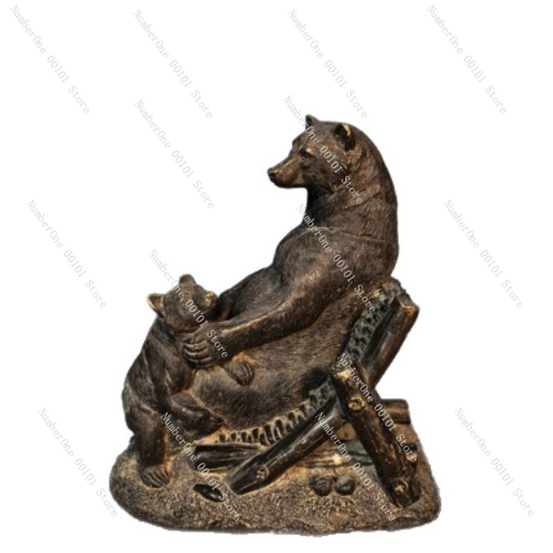 Antique Bronze Bear Ornament V - Vintage Collectible Bears review and price