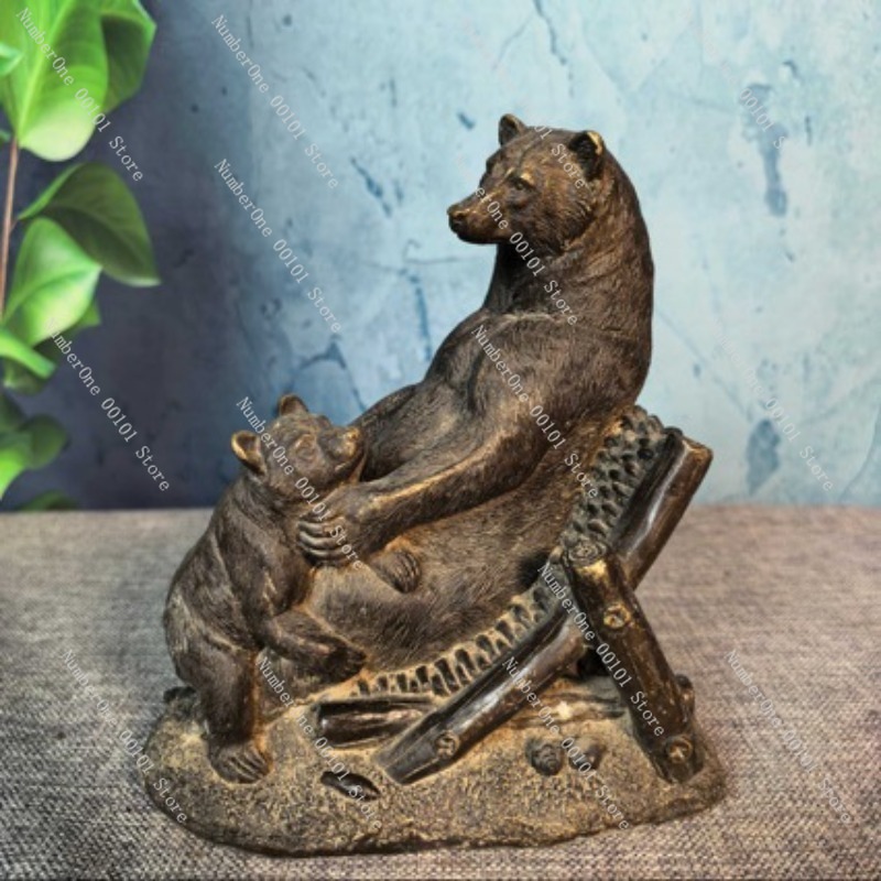 Antique Bronze Bear Ornament V - Vintage Collectible Bears review and price