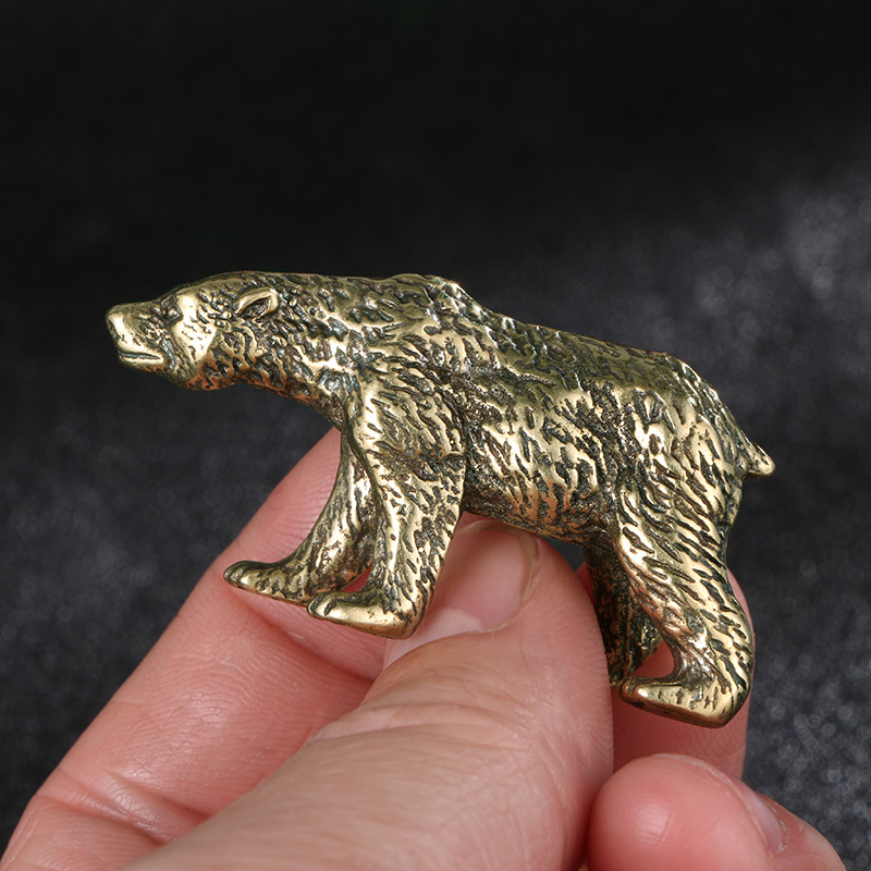 Vintage Chinese Solid Brass Be - Vintage Collectible Bears review and price