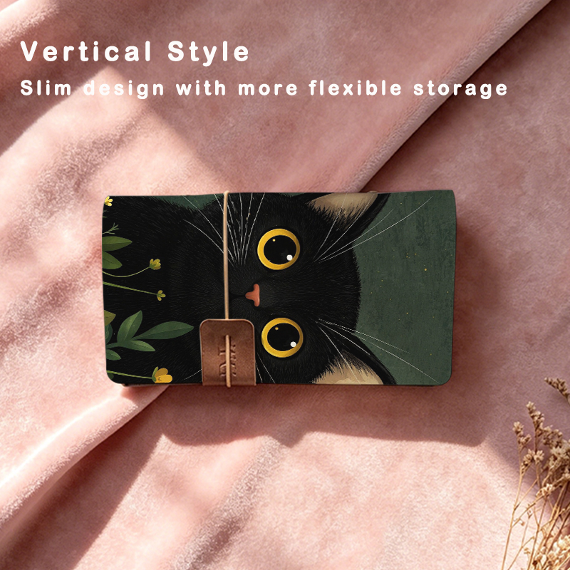 Cute Black Cat Printed 6-Ring  - Polaroid Photo Album review and price