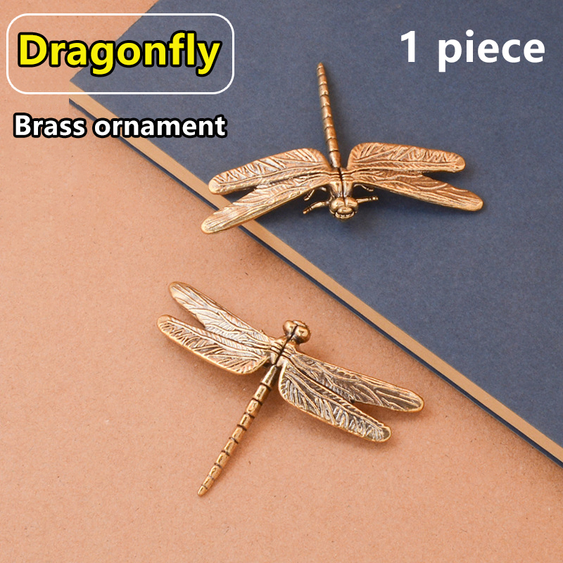 1Pc Vintage Brass Dragonfly Or - Vintage Collectible And Vintage Dolls review and price