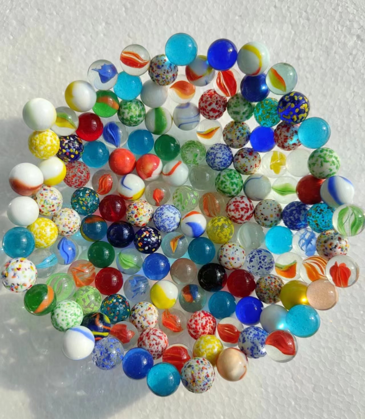 16mm 25mm 35mm Colored Glass M - Vintage Collectible Marbles review and price