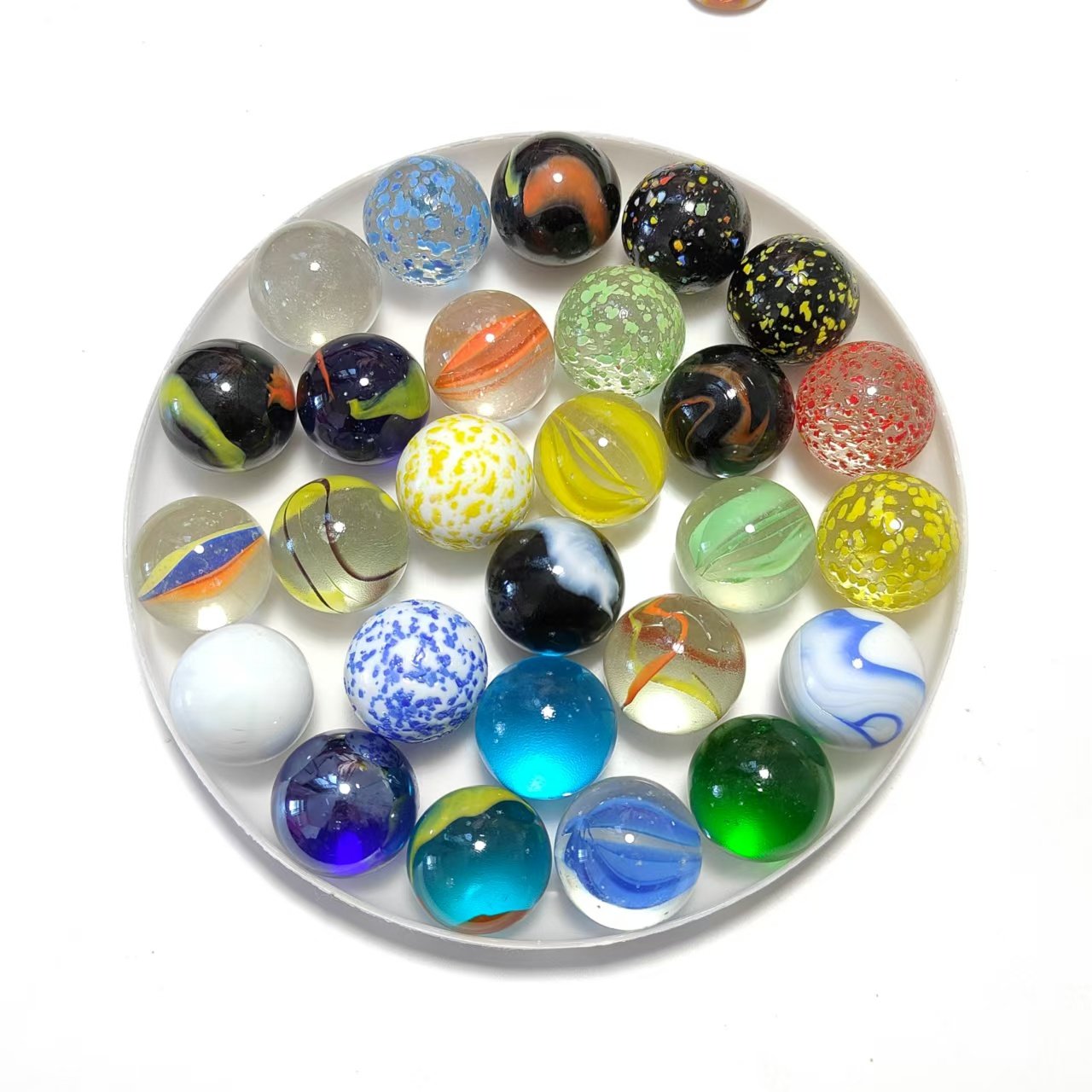 16mm 25mm 35mm Colored Glass M - Vintage Collectible Marbles review and price