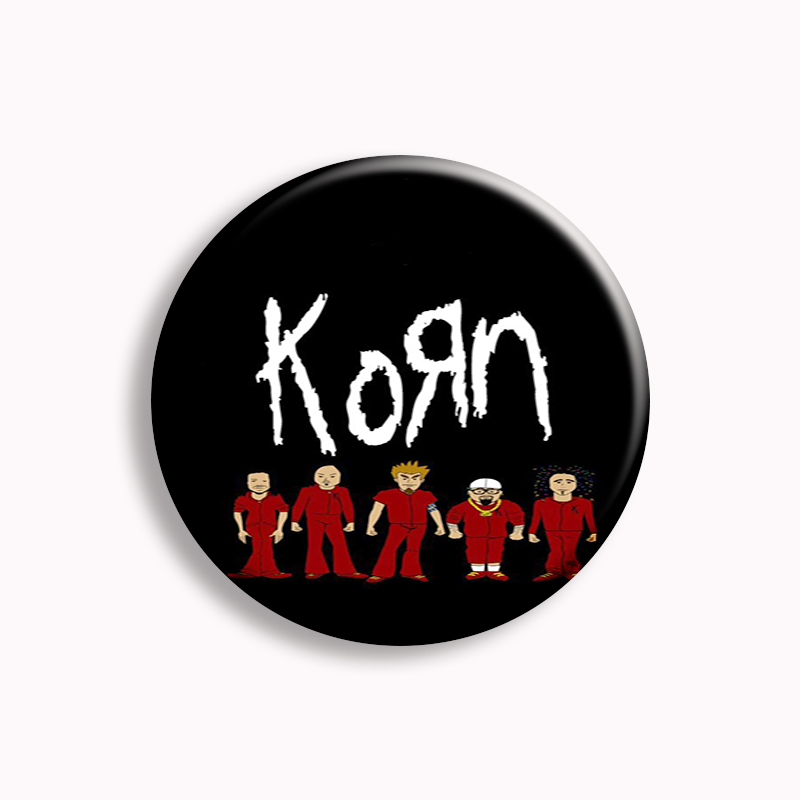Hip Hop Korn Music Rock Band C - Collectible Vintage Brooches review and price
