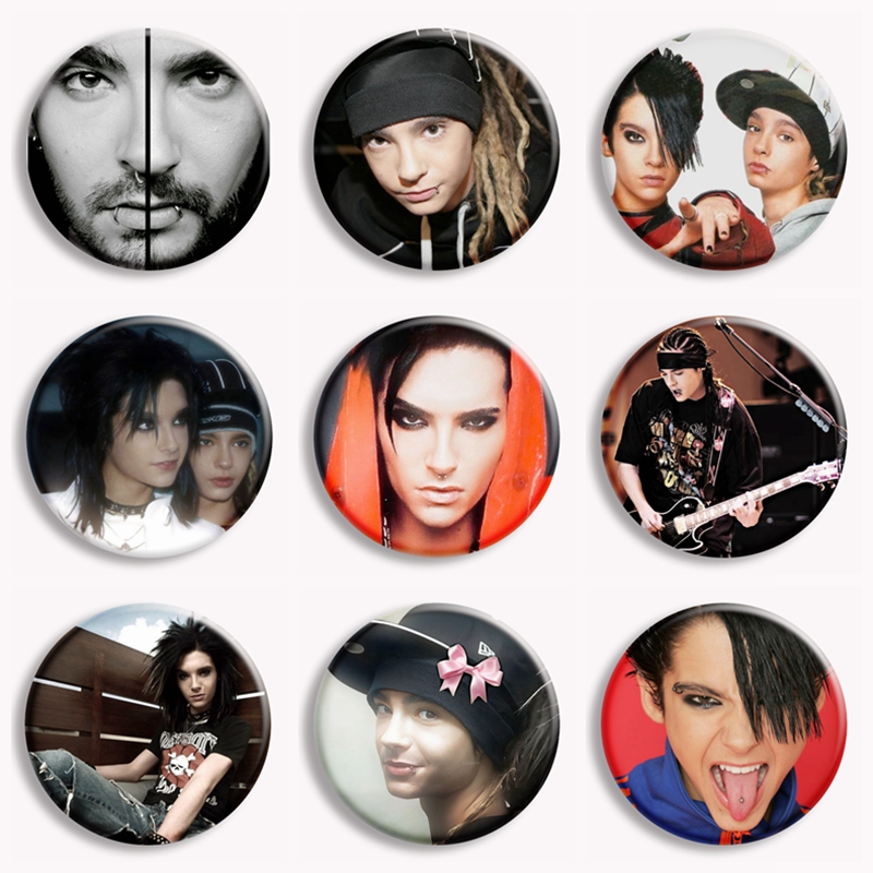 Rock Band Tokio Hotel Kaulitz  - Collectible Vintage Brooches review and price