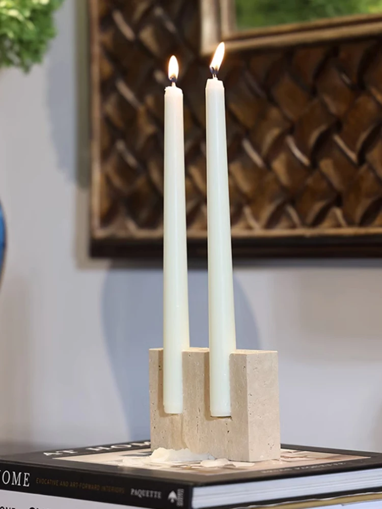 2 Holes Marble Candlestick Hol - Vintage Collectible Marbles review and price