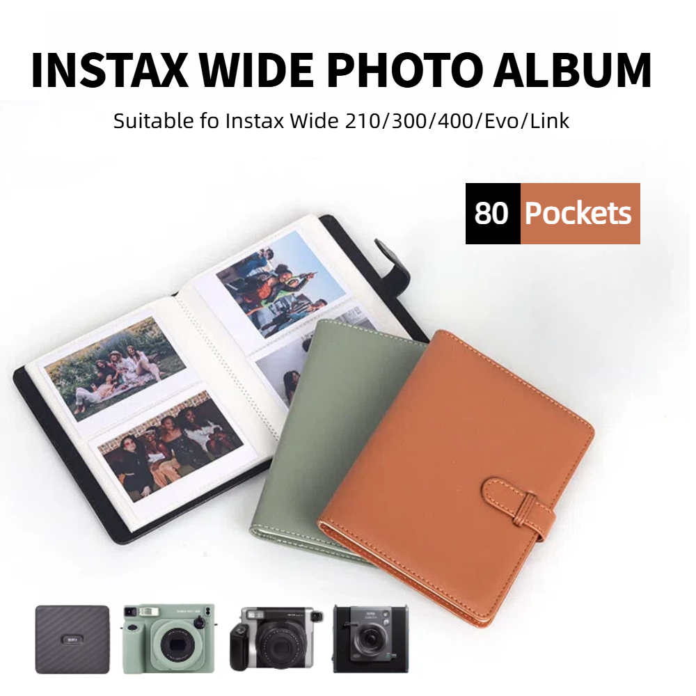 80 Pockets Instant Wide Photo  - Polaroid Photo Album review and price