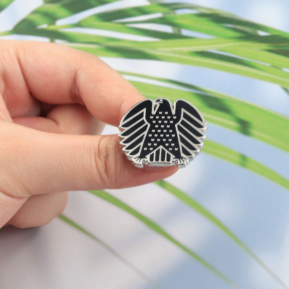 German Federal Black Hawk Broo - Collectible Vintage Brooches review and price
